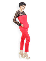Liebemode Women Red Jumpsuit