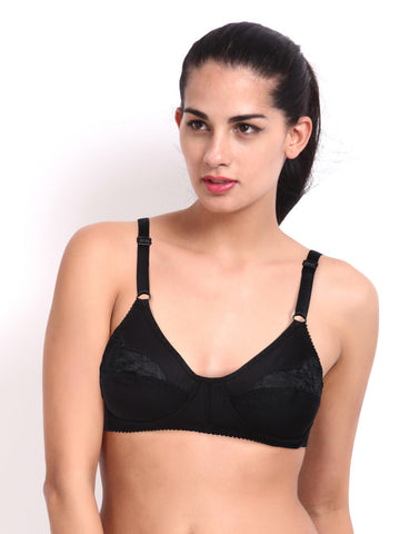 Lovable Black All Day Long Bra L0196