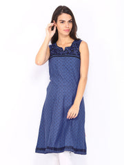 Lovely Lady Blue Printed Kurta