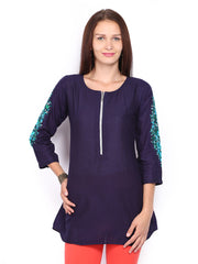 Lovely Lady Women Navy Kurti