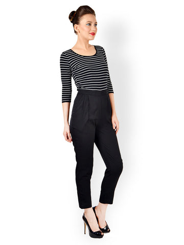 Magnetic Designs Women Black Jumpsuit