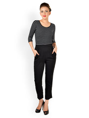 Magnetic Designs Women Black Jumpsuit
