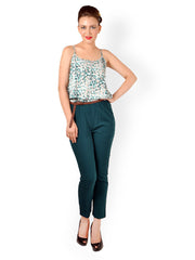 Magnetic Designs Women Green Jumpsuit