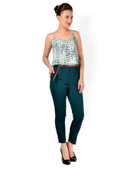 Magnetic Designs Women Green Jumpsuit