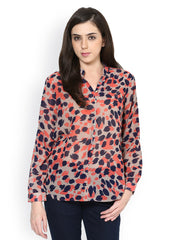 Martini Women Beige Printed Top
