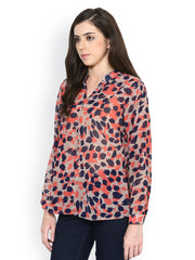 Martini Women Beige Printed Top