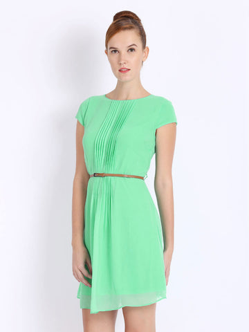 Mast &amp; Harbour Green Shift Dress