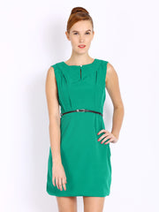 Mast &amp; Harbour Green Tailored Dress