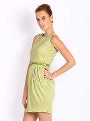 Mast &amp; Harbour Green Tailored Sandy Dress