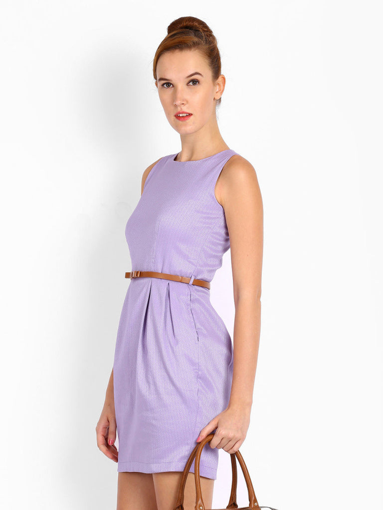 Mast &amp; Harbour Lavender Coloured Tailored Dress
