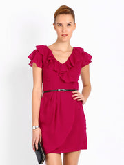 Mast &amp; Harbour Pink Tailored Dress