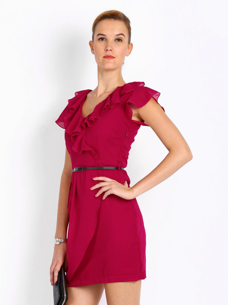 Mast &amp; Harbour Pink Tailored Dress