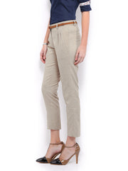 Mast &amp; Harbour Women Beige Sophie Trousers