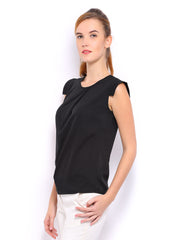 Mast &amp; Harbour Women Black Aalia Top