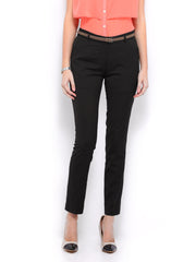 Mast &amp; Harbour Women Black Trousers