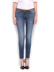 Mast &amp; Harbour Women Blue Skinny Fit Jeans
