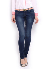 Mast &amp; Harbour Women Blue Slim Fit Jeans
