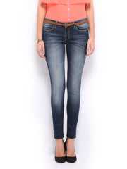 Mast &amp; Harbour Women Blue Slim Fit Jeans