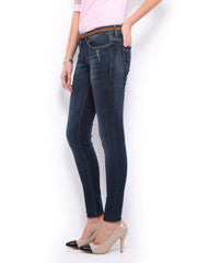 Mast &amp; Harbour Women Blue Slim Fit Jeans