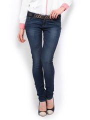 Mast &amp; Harbour Women Blue Slim Fit Jeans