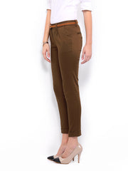 Mast &amp; Harbour Women Brown Sally Trousers