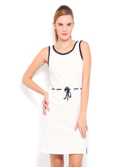 Mast &amp; Harbour White A-Line Dress