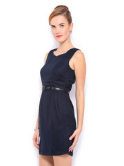 Mast &amp; Harbour Navy Tailored Dress