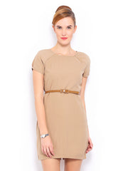 Mast &amp; Harbour Beige Tailored Dress