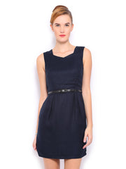Mast &amp; Harbour Navy Tailored Dress