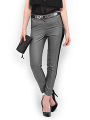 Mast &amp; Harbour Women Grey Formal Trousers