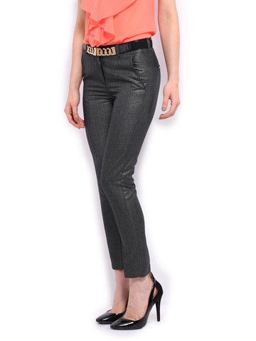 Mast &amp; Harbour Women Grey Formal Trousers