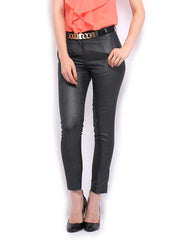 Mast &amp; Harbour Women Grey Formal Trousers