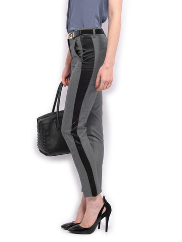 Mast &amp; Harbour Women Grey Formal Trousers