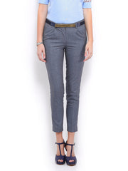 Mast &amp; Harbour Women Grey Jolly Trousers