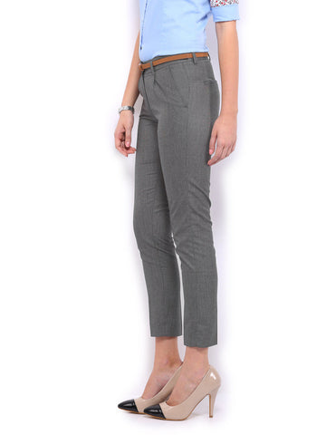 Mast &amp; Harbour Women Grey Jolly Trousers