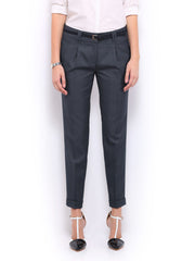 Mast &amp; Harbour Women Charcoal Grey Marina Trousers