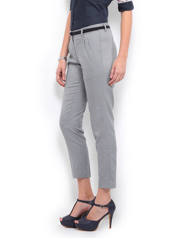 Mast &amp; Harbour Women Grey Sophie Trousers