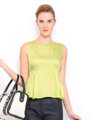 Mast &amp; Harbour Women Green Paige Top