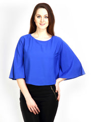 Maysa Women Blue Top