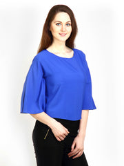 Maysa Women Blue Top