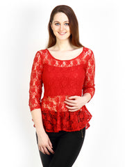 Maysa Women Red Top
