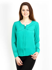 Maysa Women Teal Top