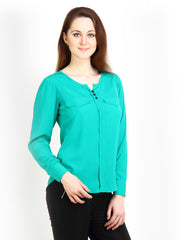 Maysa Women Teal Top