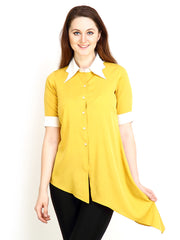 Maysa Women Mustard Yellow Top