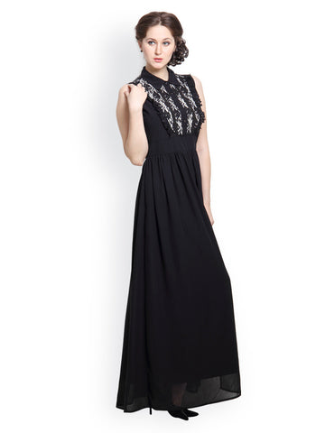 Maysa Black Maxi Dress