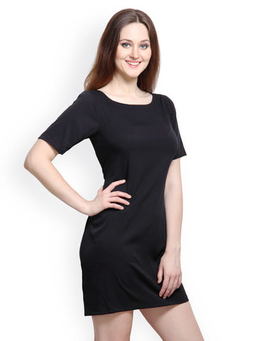 Maysa Black Shift Dress