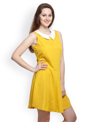 Maysa Mustard Tailored Dress