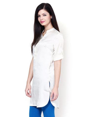 Meira Women White Kurta