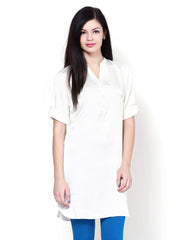 Meira Women White Kurta