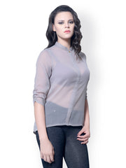 Meira Women Grey Shirt